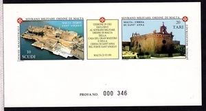 Prova di stampa S.M.O.M forte Sant Angelo Malta 1991 - Imagen 1 de 1
