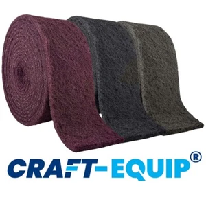 Craft-Equip 10m Schleifvlies Rolle Schleifmatte Schleifpad Vlies KFZ Holz Metall - Bild 1 von 25