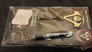 Assassins Creed Black Flag Flashlight & Necklace Logo Projection Bioworld 2013 - Picture 1 of 2