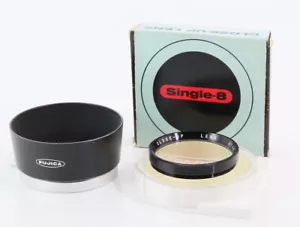 Fujica Metal lens hood 48mm w/ Close up Lens, For Fujica Single-8 MINT From JP - Picture 1 of 8
