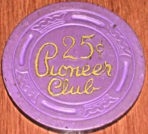 $.25 FRACTIONAL 2A EDIZIONE CHIP GAMING DAL CASINÒ PIONEER CLUB - Foto 1 di 3