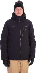 Chaqueta de esquí para nieve con capucha aislada Spyder Leader para hombre, talla M, nueva con etiquetas - Imagen 1 de 7