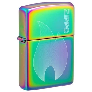 Genuine Zippo Lighter Zippo Flame Windproof Free Shipping 6 Flints New in Box - Picture 1 of 8