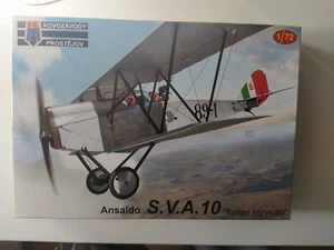 Ansaldo S.V.A.10 Italian Service,1:72-Kovozavody Prostejov 72447(s. tracciata) - Foto 1 di 4