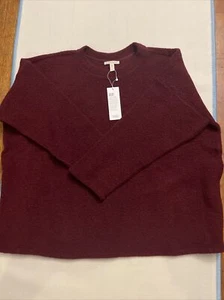 Eileen Fisher Size XL Rust Red Pink Color Pullover Sweater - Picture 1 of 5