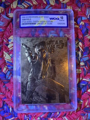 1996 SCORE BOARD "Darth Vader Edition" 23 KT GOLD 9 Card Set 10 GEM-MT LTD ED - Image 1 of 4