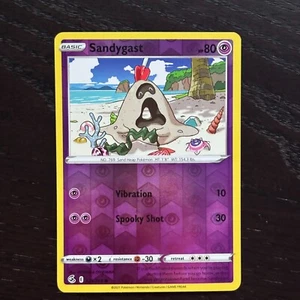 Sandygast 125/264 Pokemon Fusion Strike Sword & Shield Reverse Holo Common NM - Picture 1 of 2