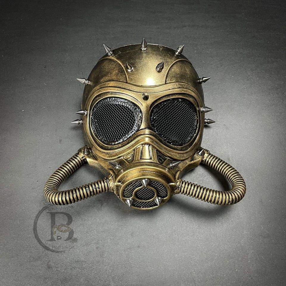 HALLOWEEN STEAMPUNK FACE MASK MASQUERADE COSPLAY MASK RESPIRATOR GAS MASK - Image 1 of 1