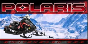 Polaris RMK Switchback 800 SKS ASSAULT Snowmobile Racing Snocross Vinyl Banner - Picture 1 of 3