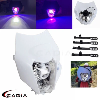 Faro LED todoterreno de enduro DRL HI/LO haz para KTM EXC XC-W Husqvarna FE FC TE Foto 1 de 4