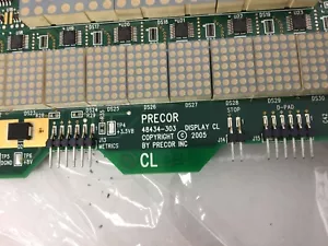 Precor Elliptical Display Console Electronic Board MOM-004472-0640-638 48434-403 - Picture 1 of 2