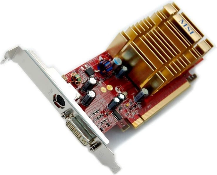 MSI RX1550-TD128EH RADEON 128 MB GRAPHICS CARD DVI PCIe  - Image 1 of 1