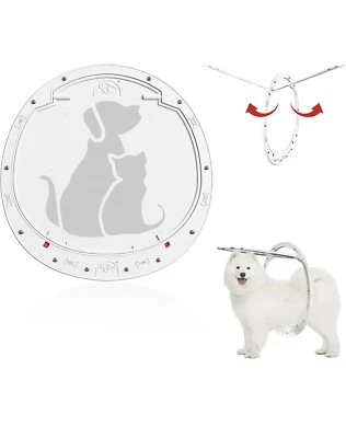 Puerta de pantalla para mascotas, puerta para mascotas para marco de puerta de pantalla El tamaño es de 12,5 * 12 pulgadas  Foto 1 de 4