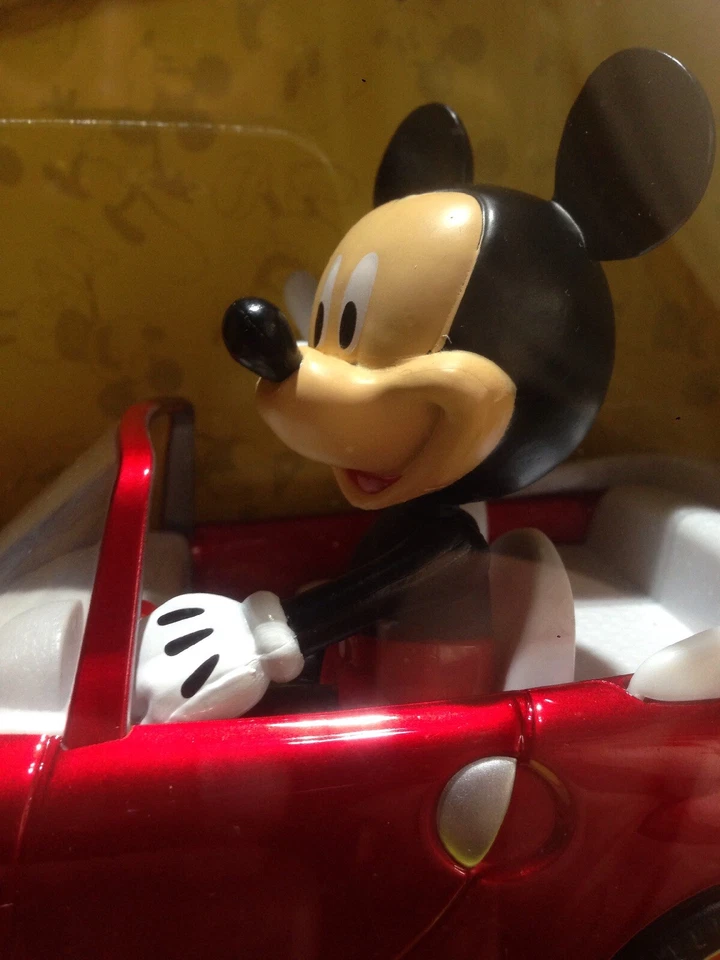 Jada Toys Disney The True Original Mickey Mouse Roadster Car RC/Radio Control - Image 1 of 4