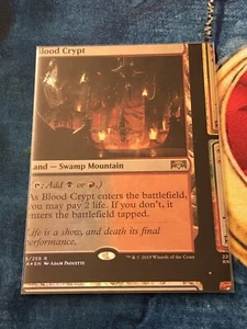 Blood Crypt Miscut Foil Mtg - Picture 1 of 2