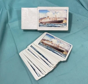 Vintage Playing Cards, Ocean liner QSMV Dominion Monarch (British), 1962 - Picture 1 of 5