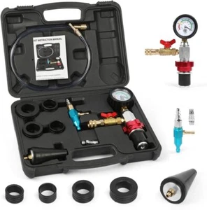 Universal Coolant Vacuum Refill Kit,Cooling System Vacuum Purge with 5 Adapters - Picture 1 of 9