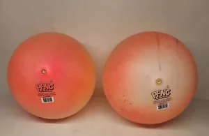 Handball School Playground Large Orange Bounce Ball 2 Pack - Picture 1 of 2