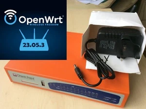 OpenWRT 23.05.3 Check Point L-50W 10 x 1GB Ports WLAN Router WPA3 3A psu #2 - Bild 1 von 9