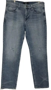 Hudson Los Angeles Herren 38 Blake Slim Straight Farbe Blau Distressed Demim - Bild 1 von 6