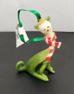 Enesco Home Grown Weihnachtsschmuck "Scallion Cat" -- Brandneu - Bild 1 von 2