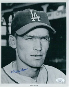 Wally Moon Los Angeles Dodgers Signed 8x10 Photo Page JSA Authenticated - Picture 1 of 2