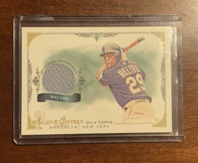 2014 Topps Allen & Ginter's Full Size Relics Adrian Beltre #FSR-AB - Image 1 of 2
