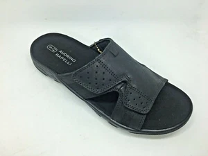 Super Light , Comfort REAL Leather Men's Sandal-- DARWIN black - FREE POSTAGE! - Picture 1 of 6