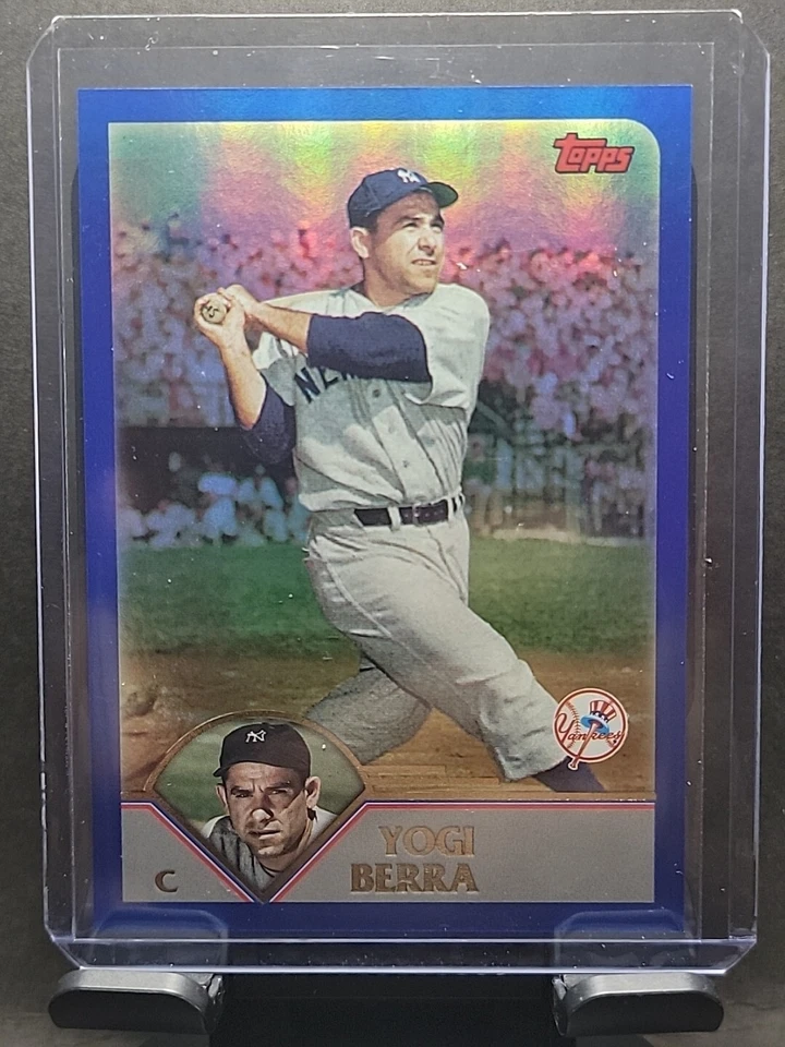 2023 Topps Archives Baseball Yogi Berra Rainbow Foil 031/199 Yankees #299 - Image 1 of 4