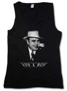 AL CAPONE CLASSIC TANK TOP GYM VEST Mafia Mob Familia Chicago Gangster Boss USA - Bild 1 von 2