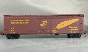 Roundhouse - Tidewater Southern- 50' P/D Box Car + Wgt # 610 - Picture 1 of 6