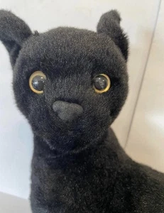 Plüschtier Tiger Tale schwarze gelappterte Katze 14 Zoll lebensechtes Stofftier - Bild 1 von 6
