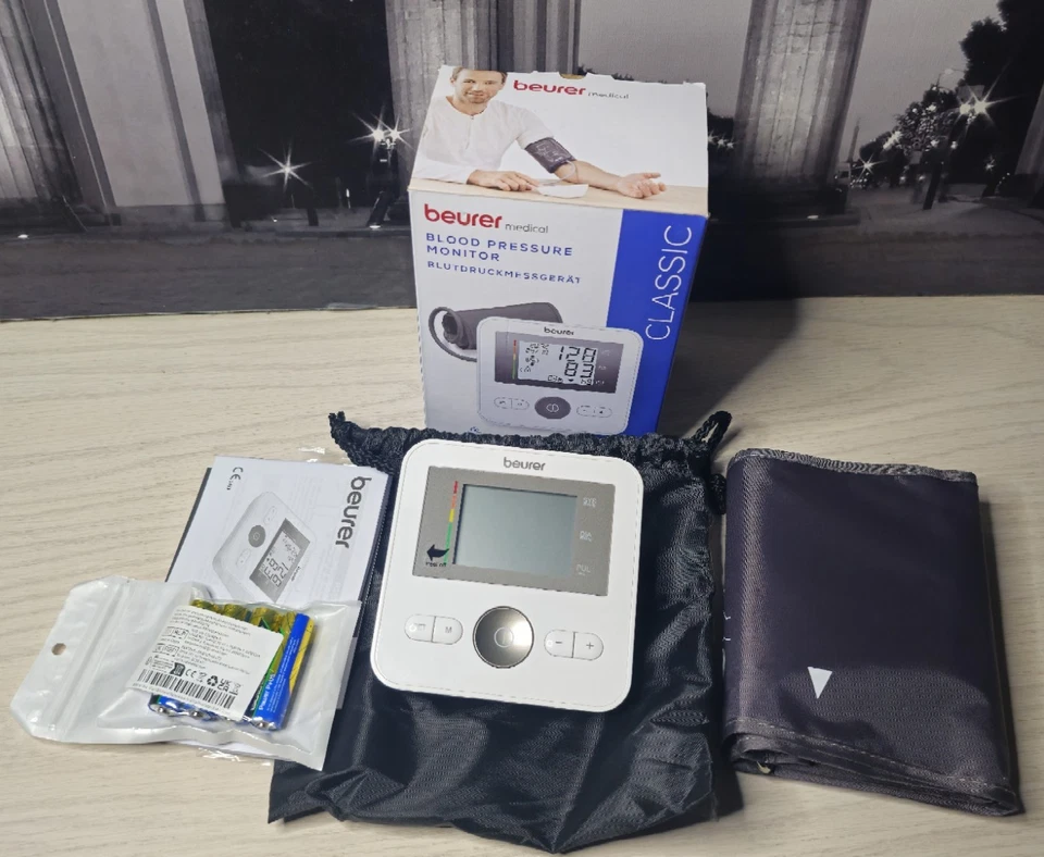 Beurer BM 27 Upper Arm Blood Pressure Monitor with Cuff Seat Control | Includes🔋|✅