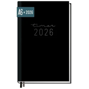 Chäff-Timer Mini 2026 / A6+ / Black Edition / Häfft-Verlag - Bild 1 von 7