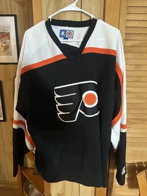 Vintage Philadelphia Flyers Starter NHL Hockey Jersey Men’s XXL ORANGE - Image 1 of 4