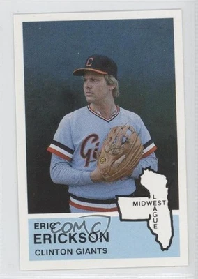1982 Fritsch Midwest League Stars of Tomorrow Eric Erickson #159 - Image 1 of 2