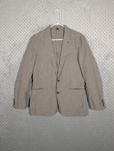 J.Crew Ludlow Somelos Unstructured Blazer Men's 38R Lightweight Multi Check - Picture 1 of 16