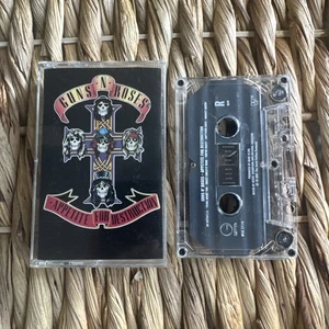 Appetite For Destruction Guns 'n' Roses Cassette 1987 Geffen 80s Axl Slash Metal - Picture 1 of 4