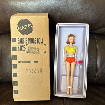 Barbie 60th Anniversary Midge Vintage Reproduction Doll Gold Label Silkstone - Image 1 of 4