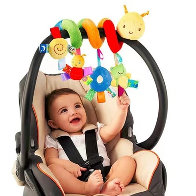 Baby Activity Spiral Stroller Car Seat Travel Hanging Toys Rattles UK SELLER NEW