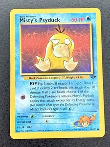 Misty's Psyduck 90/132 - Gym Challenge - Unlimited - LP - Picture 1 of 2