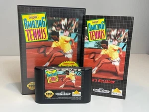 David Crane's Amazing Tennis (Sega Genesis) CIB con manuale TESTATO E FUNZIONANTE - Foto 1 di 10