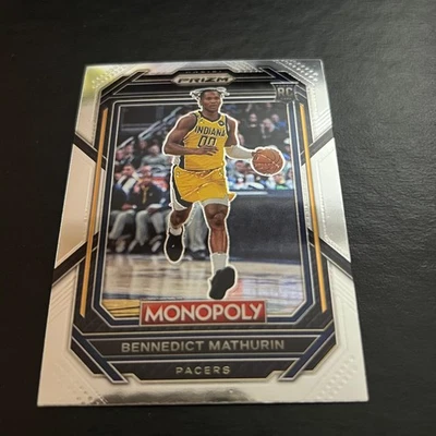 2022-23 Panini Prizm Monopoly Rookie #36 Bennedict Mathurin Indiana Pacers - Image 1 of 2