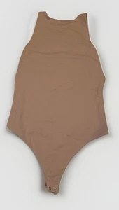 Body Abercrombie Fitch Soft AF Med senza maniche viscosa elasticizzato marrone cachi  - Foto 1 di 5