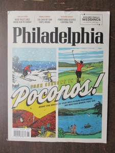 PHILADELPHIA MAGAZIN DEZ 2024 JAN 2025 POCONOS TRAUMHOCHZEITEN JOHN FRY TEMPLE - Bild 1 von 2