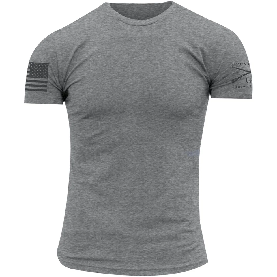 Camiseta básica de cuello redondo estilo Grunt Foto 1 de 1