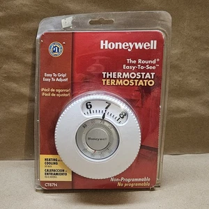 Nuevo NOS Honeywell Home T87 The Round Termostato Fácil de Ver CT87N1019 CT87N  - Imagen 1 de 3