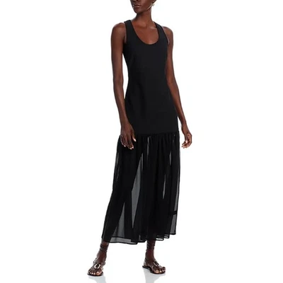 WAYF MUJER TALLA XSMALL EVA CINTURA CAÍDA MAXI VESTIDO NEGRO CÓCTEL FIESTA NUEVO CON ETIQUETAS Foto 1 de 4