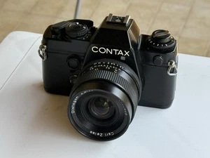 Contax 139Q With Zeiss Distagon 35mm F2.8 CLAd Perfect Condition With TLA20 - Imagen 1 de 4
