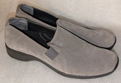 Ros Hommerson Mujer Deslizable Gamuza Plano Sin Cordones Mocasines Zapatos 11.5 N Gris Foto 1 de 4